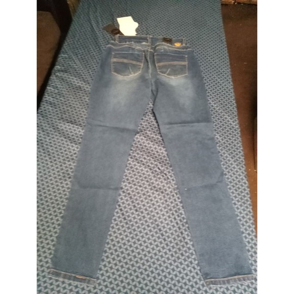 JEANS STRETCH DENIM BLUE  H2 Z240 SIZE 9 STRETCH , WAIST 31, REGULAR SIZE - Picture 3 of 12